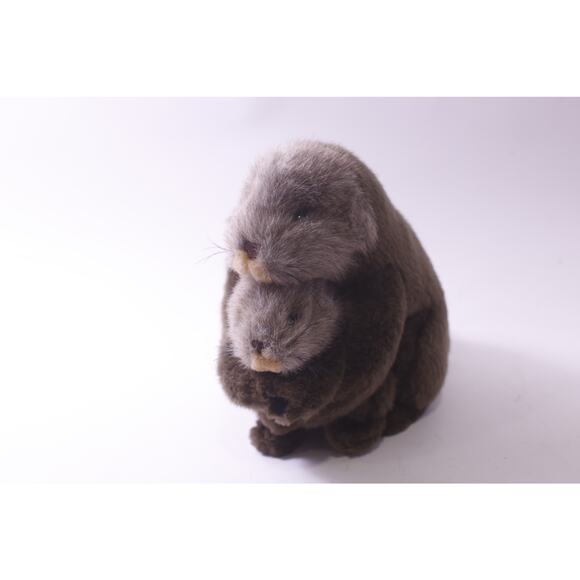 Smithsonian Oceanic, Sea Otter, Plush, Mother and Baby, Soft Toy ~ 250605-WH 305 - Picture 1 of 4